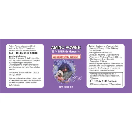 Amino Power 180 vegane Kapseln