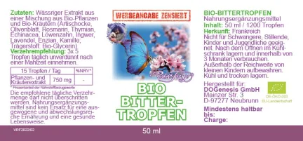 Bittertropfen BIO 50ml von Robert Franz