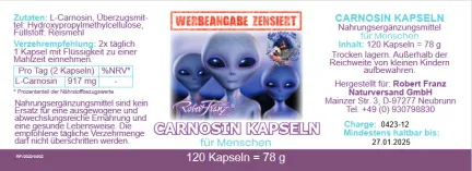 Carnosin Kapseln von Robert Franz