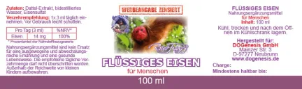 Flüssiges Eisen von Robert Franz 100ml