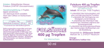 Folsäure Tropfen 50ml von Robert Franz