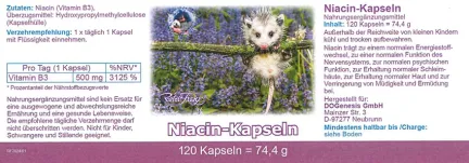 Niacin von Robert Franz 120 Kapseln