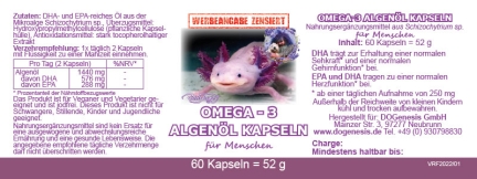 Omega-3-Algenl Kapseln mit EPA und DHA Robert Franz