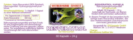Resveratrol von Robert Franz 60 vegetarische Kapseln