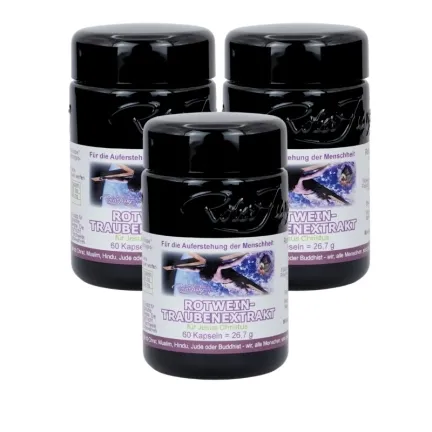 Rotweintraubenextrakt OPC 3 x 60 vegane Kapseln von Robert Franz