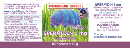 Spermidin von Robert Franz 90 vegane Kapseln