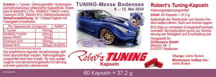Tuning Kapseln von Robert Franz 60 Stück vegan