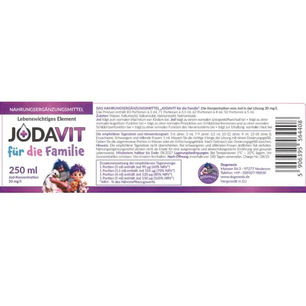 Jodavit für die Familie von Robert Franz