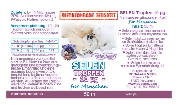Selen von Robert Franz Tropfen 50ml