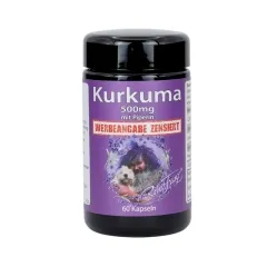 Kurkuma mit Piperin 60 vegetarische Kapseln je 500mg