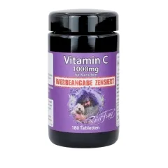 Vitamin C 180 vegetarische Tabs 1000mg im Mironglas